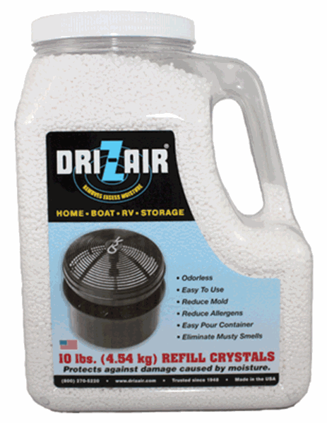 DRI-Z-AIR Refill Crystals, 10 Lbs
