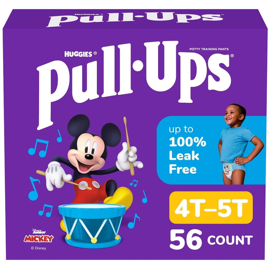 Pull-Ups Boys' Potty Training Pants Size 6, 4T-5T, 56 Ct