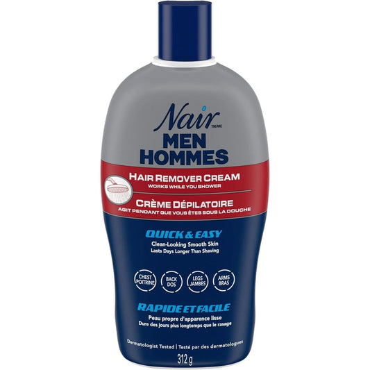Nair Men's Hair Remover Shower Cream for Body 312 g