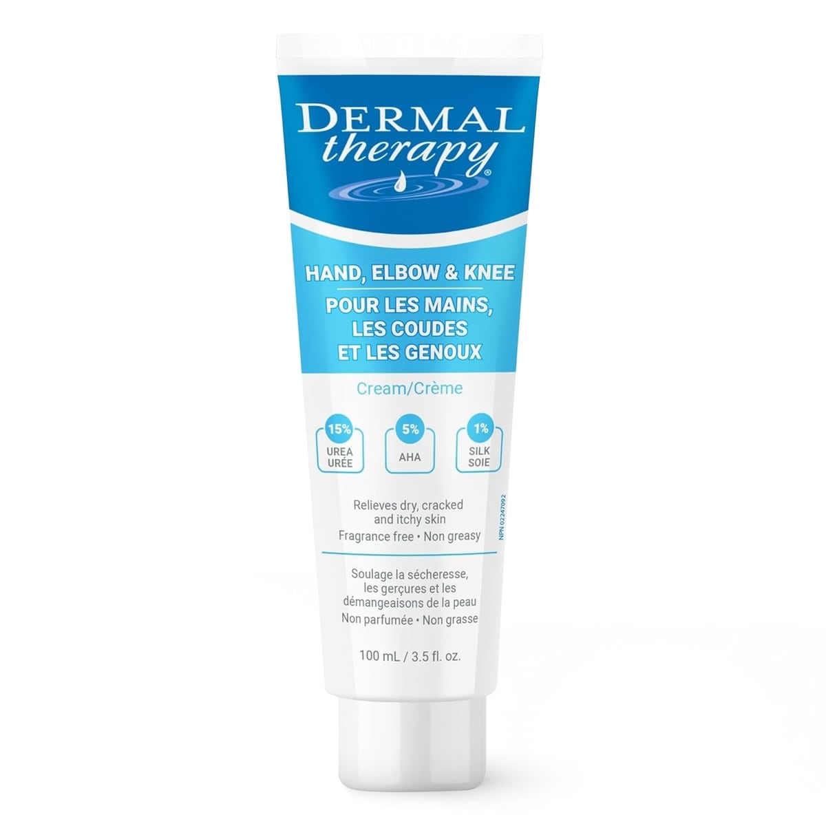 Dermal Therapy Hand Elbow And Knee Cream, Deep Penetrating Moisturizer, Fragrance Free