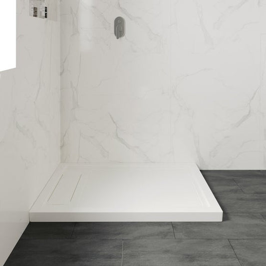 OVE Decors Adena Acrylic Shower Base in White (60 in. × 32 in. × 2.76 in.)