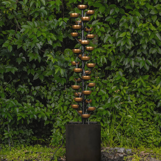 Bloomington Cascading Cup Fountain 65”