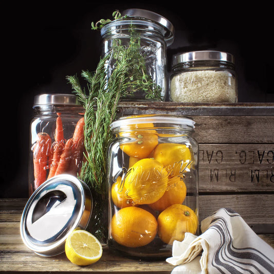 Mason Craft & More 4-piece Glass Canister Set