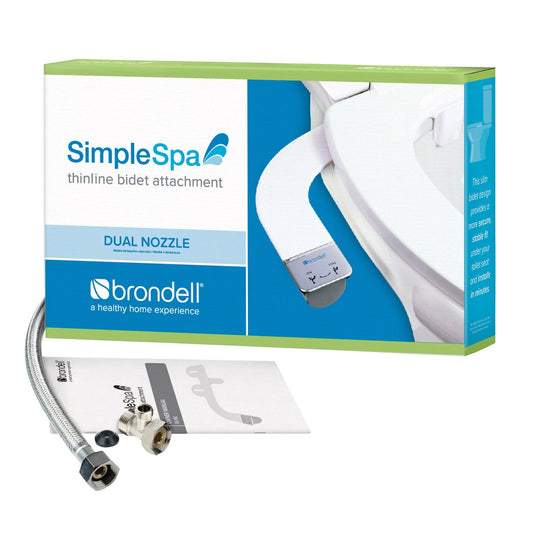 Brondell SimpleSpa Thinline Dual Nozzle Bidet