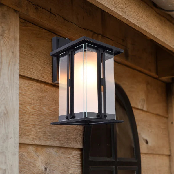 Lutec Craftsman Style Outdoor LED Wall Lantern