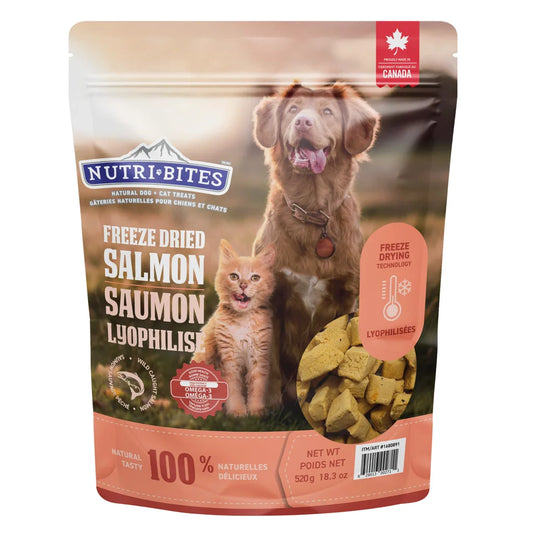 Nutribites Freeze Dried Salmon 520g