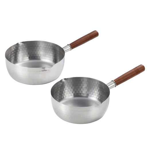 Yukihira Stainless Steel Pans 2 pieces