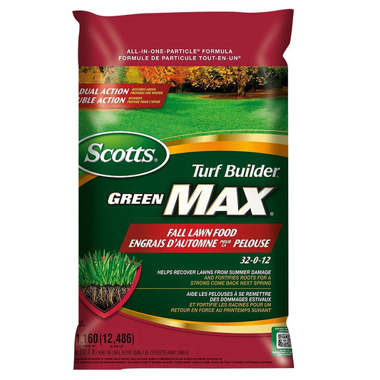 Scotts Turf Builder Green Max Fall Lawn Food 32-0-12