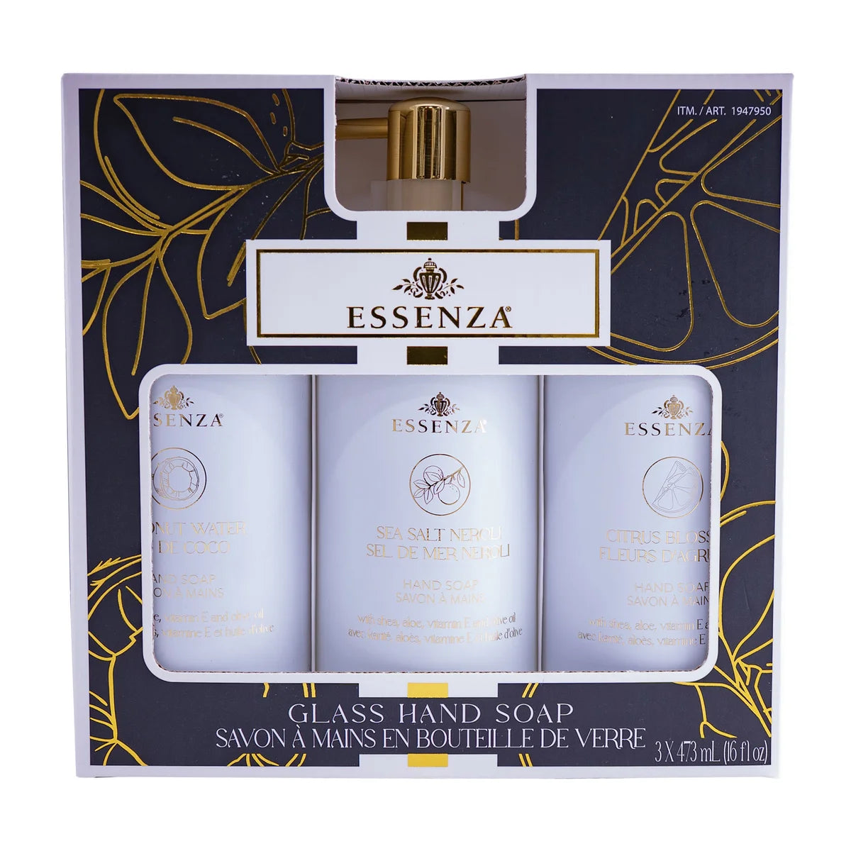 Essenza White Glass Hand Soap, 3 × 473 mL