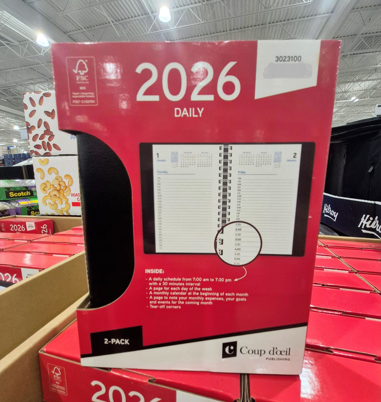 Coup D'Oeil Business Planners English-2pk 2026