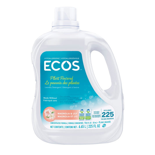 ECOS EARTH FRIENDLY LIQUID LAUNDRY 6.65 L 225 WASHLOADS