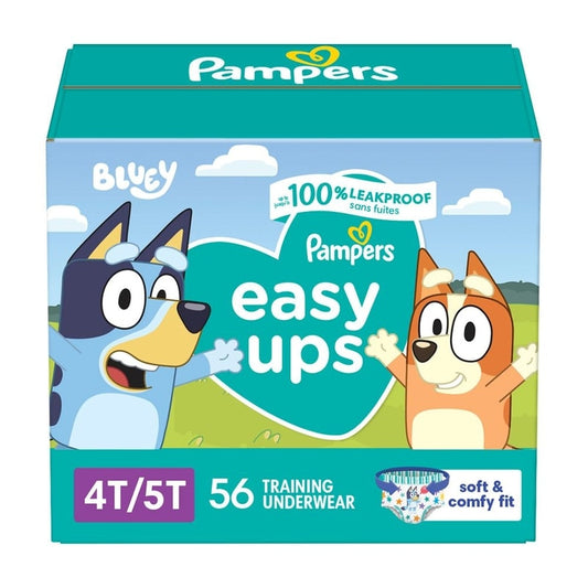 Pampers
Easy Ups Training Underwear Boys Size 6 4T5T 56 Count