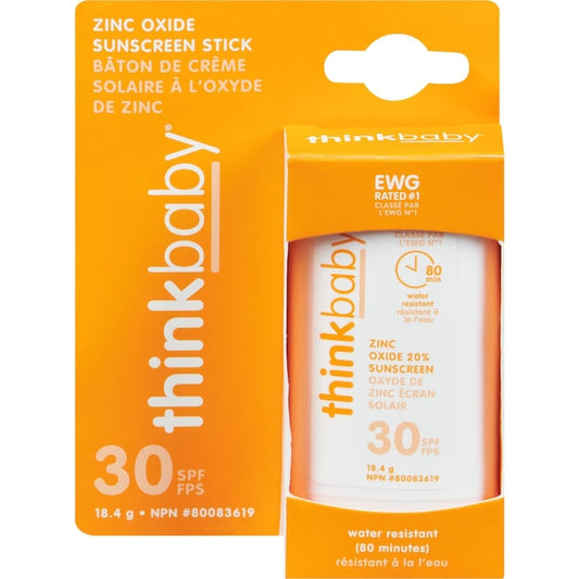 Thinkbaby Suncare, Baby Mineral Based Sunscreen Stick 18.4 g