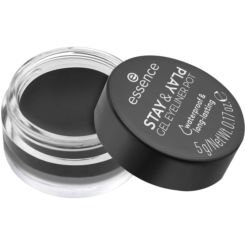 Essence Stay & Play Gel Eyeliner Pot Black 5g