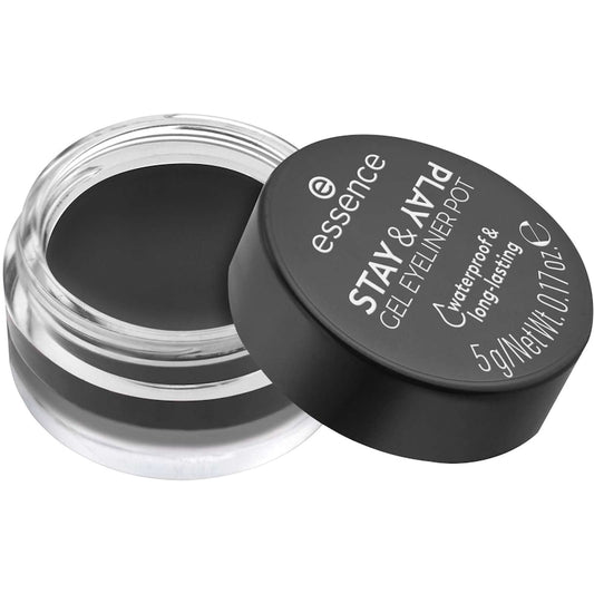 Essence Stay & Play Gel Eyeliner Pot Black 5g