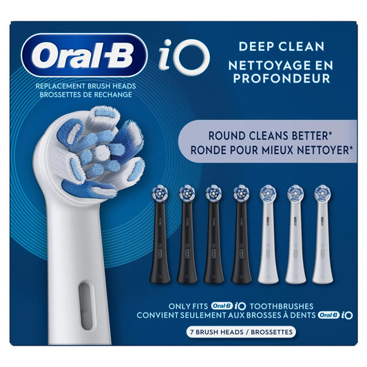 Oral-B iO Ultimate Deep Clean Brush Heads, 7-pack
