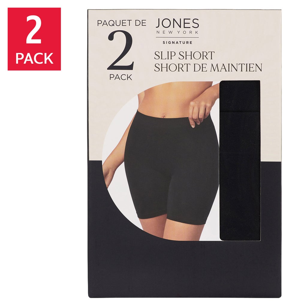 JONES NEW YORK SLIP SHORT 2PK + WOMENS SIZE XL ONLY