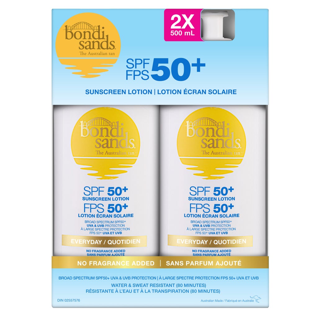 BONDI SANDS FRAGRANCE FREE SPF 50 2 X 500 ML