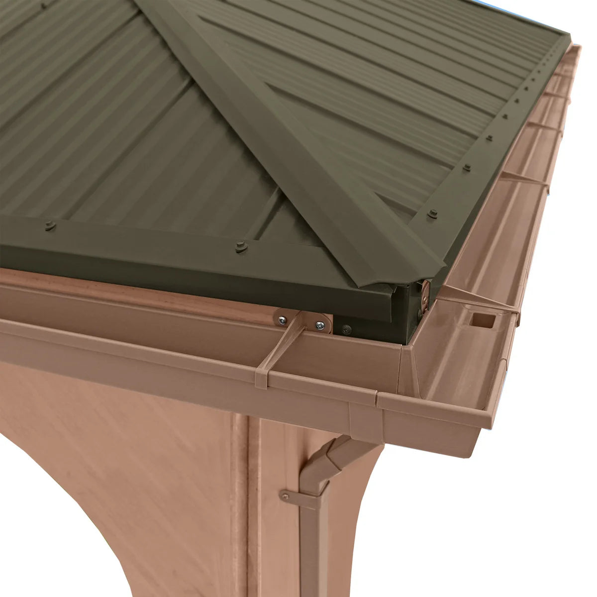 Yardistry Gazebo Rain Gutter System for 12 x 10 Gazebo