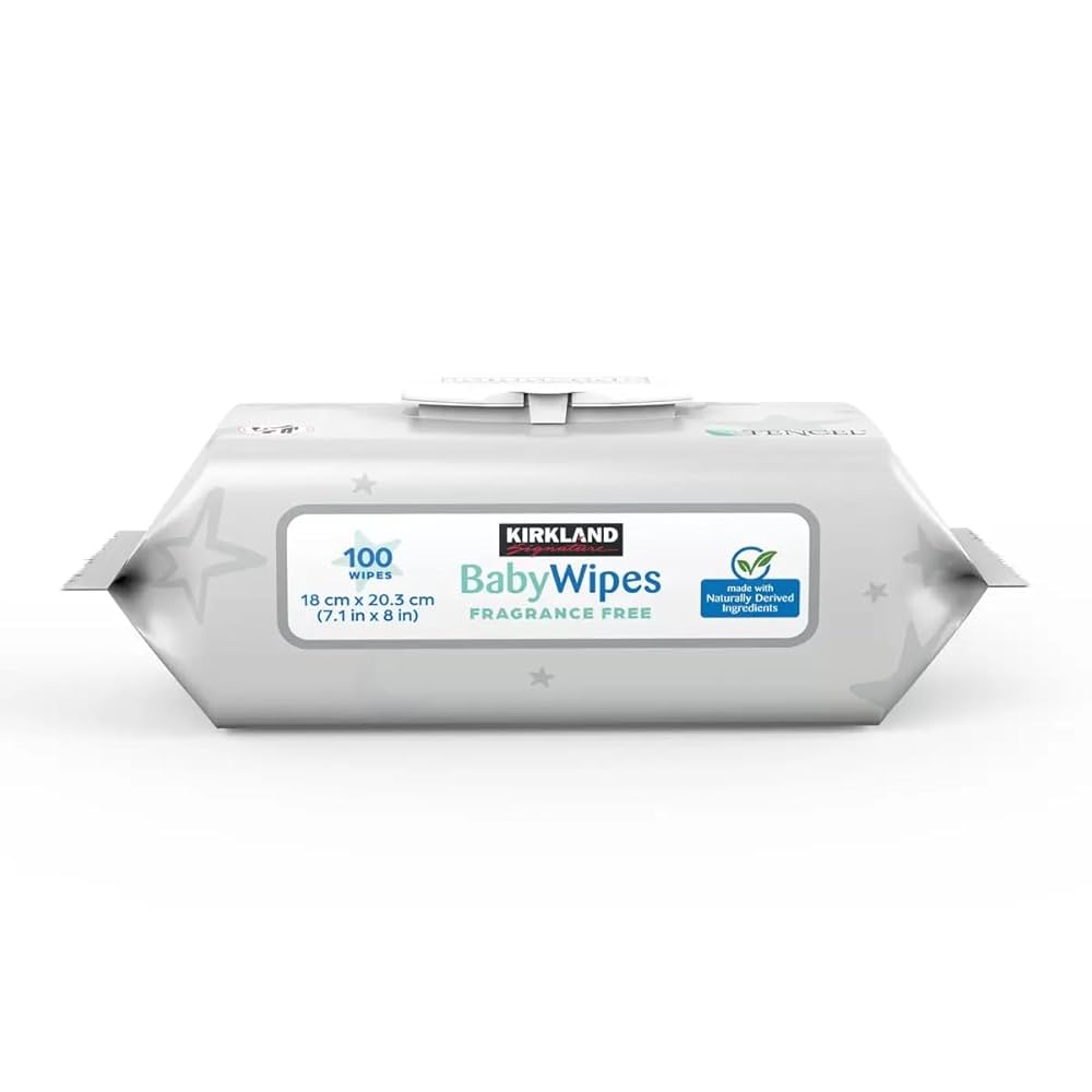 Kirkland Signature Baby Wipes, Fragrance Free,