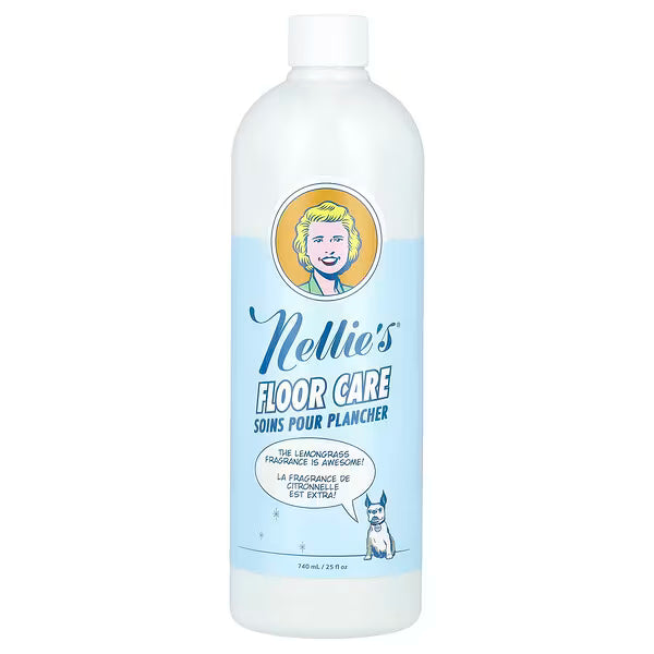 Nellie’s Floor Care Cleaner, Lemongrass Scent 740 ml