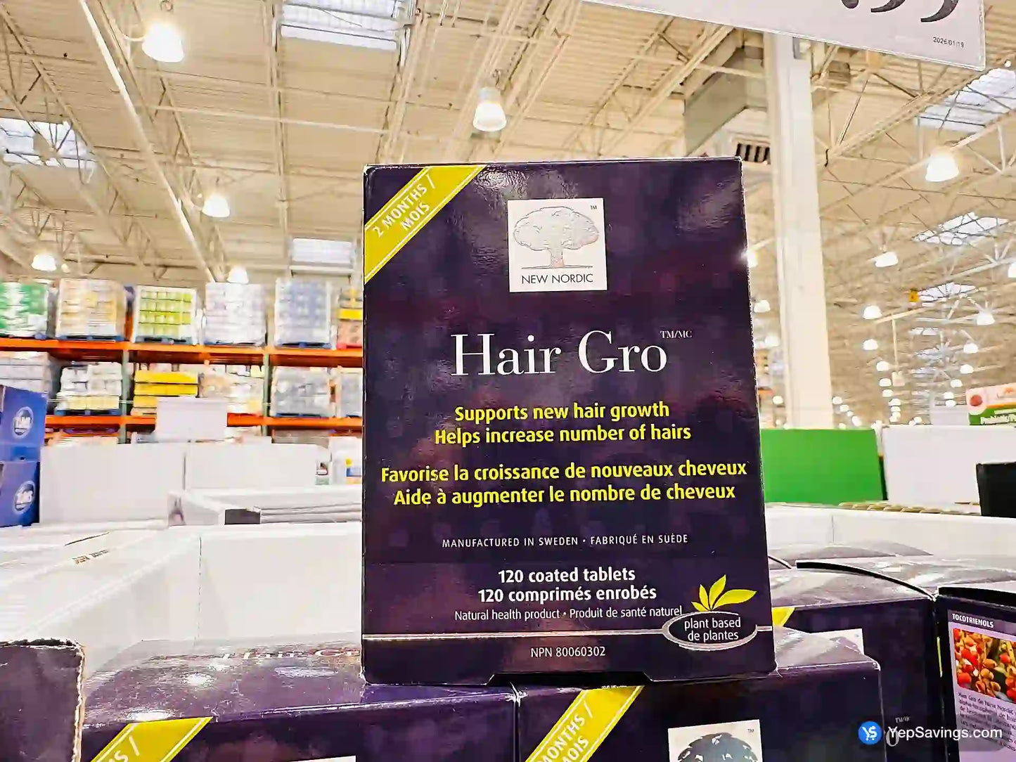 New Nordic Hair Gro 120 Tablets