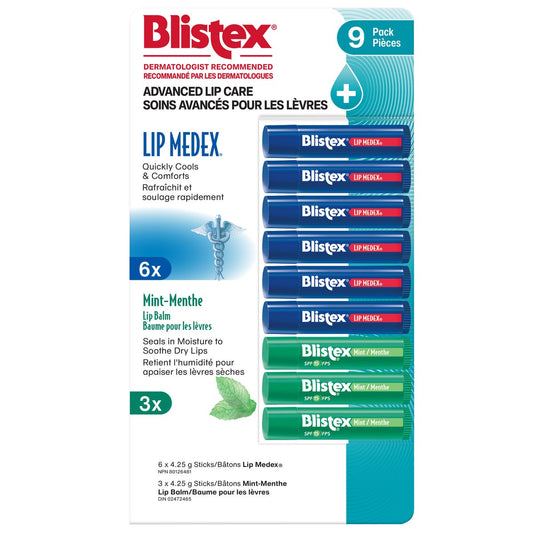 blistex lip medex pack of 9