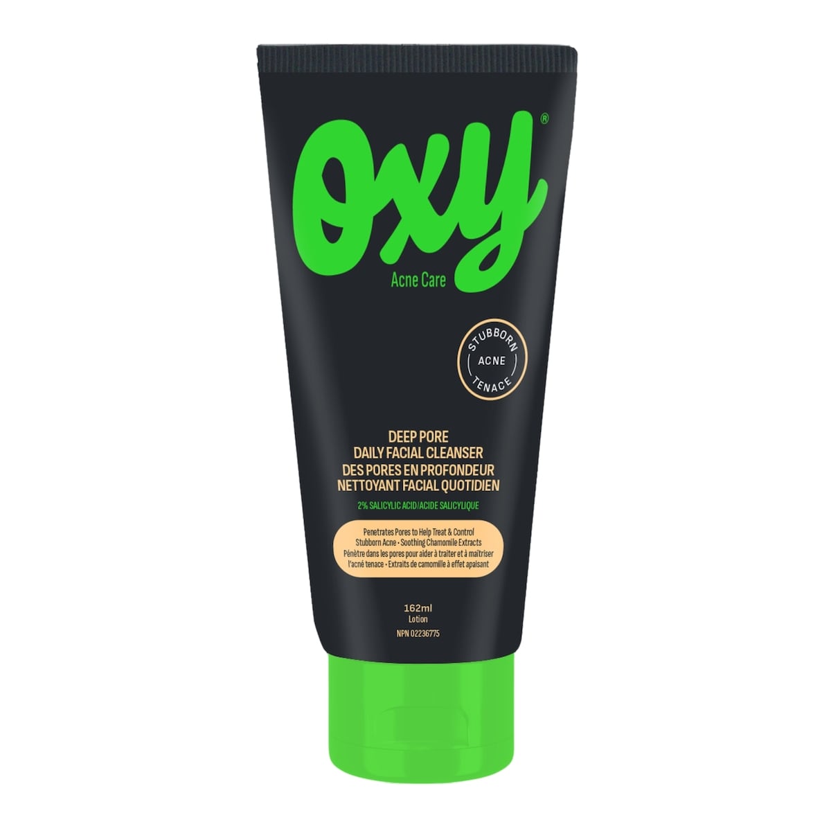 OXY Deep Pore Daily Facial Acne Cleanser with Salicylic Acid, For Stubborn Acne, For Blackheads and Visible Pores