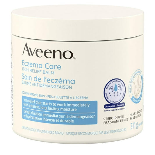 Aveeno Eczema Care Itch Relief Balm, Sensitive Skin, 311 g