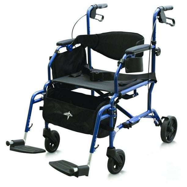 Medline Combination Rollator / Transport Chair
