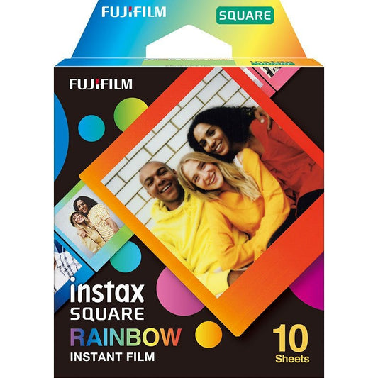 Fujifilm Instax Square Rainbow Instant Film (10 Sheets)