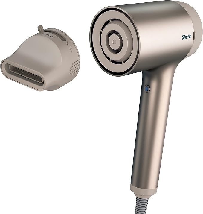 Shark HD102C Blow Dryer HyperAIR Fast-Drying with IQ 2-in-1 Concentrator
