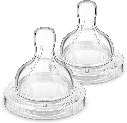 Philips Avent Anti-colic Baby Bottle Flow 1 Nipple 1m+ , 2 pack