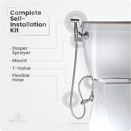 Smarter Fresh Cloth Diaper Sprayer Bidet Stainless Steel