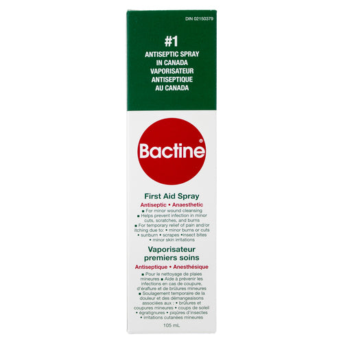Bactine First Aid Antiseptic Spray 105 ml