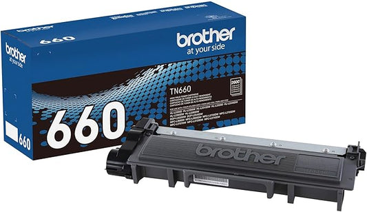 Brother TN660 High-Yield Black Toner Cartridge