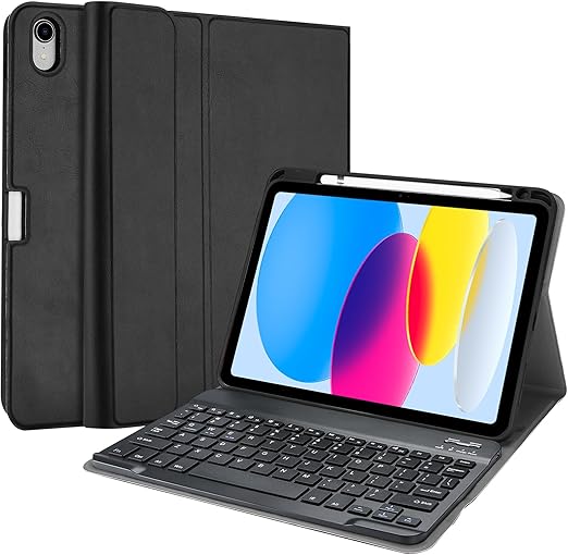 ProCase for iPad 11th A16 11-inch 2025 / 10th Generation Case with Keyboard 10.9 inch