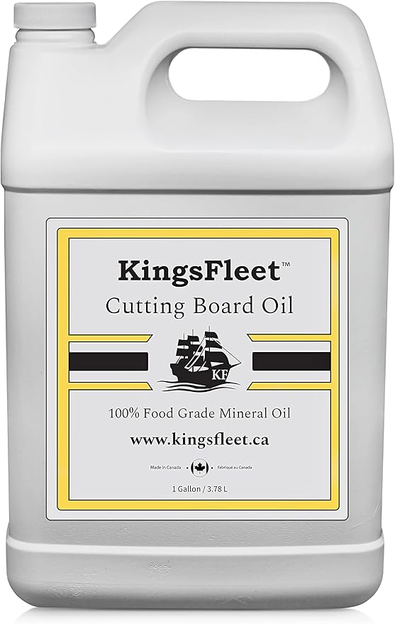 KingsFleet - Cutting Board Oil 128oz/Canadian Made/100% Food Grade Mineral Oil