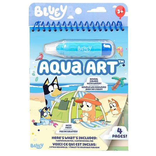 Bluey Aqua Art 4 pages