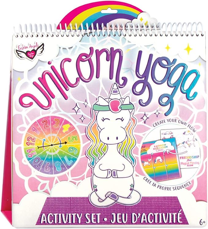 Fashion Angels Activity Set Unicorn Yoga with 12 Poses