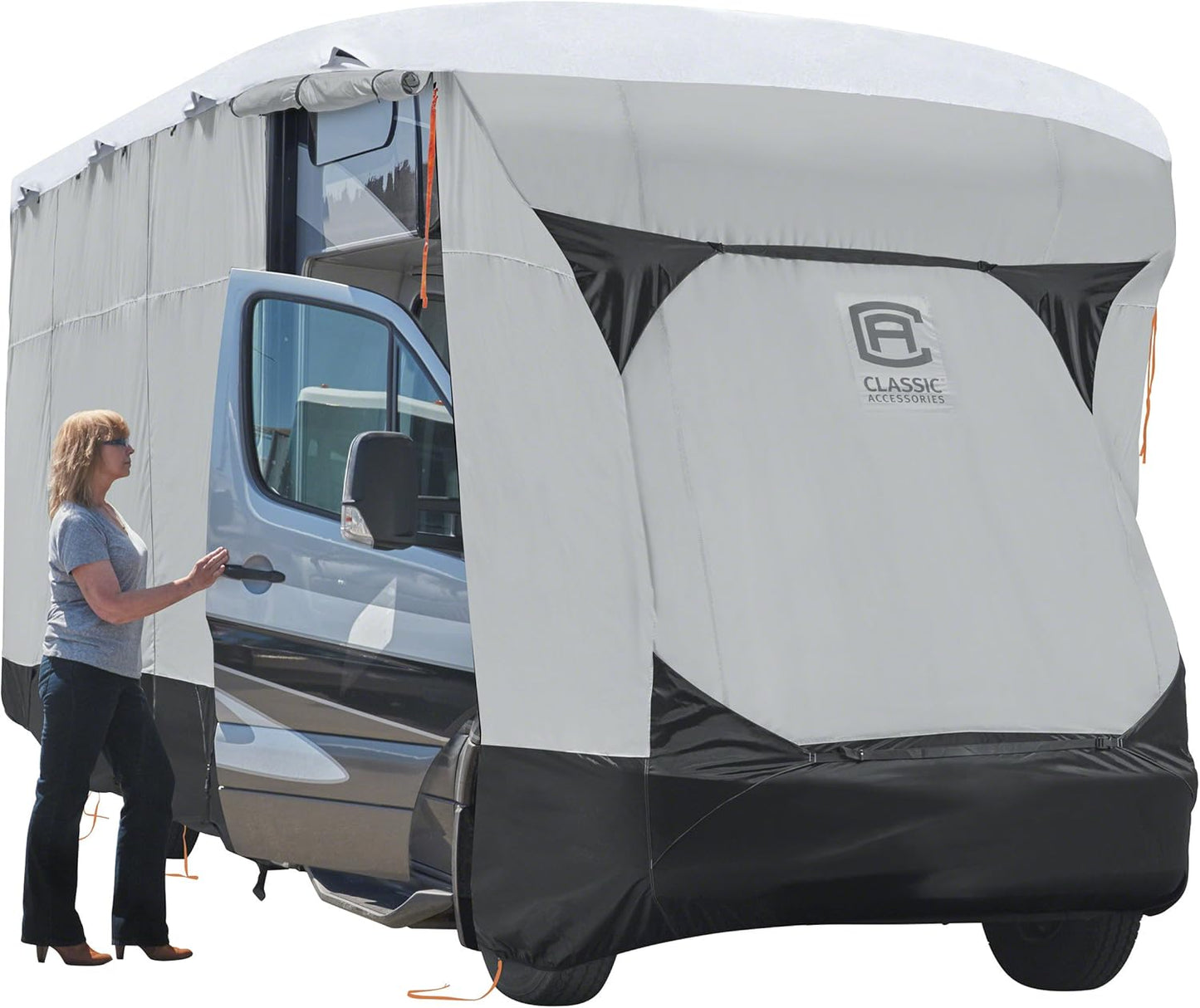 Classic Accessories SkyShield Heavy-Duty RV Class C Cover, for 20'-23' L, 122" Max H, Biodiesel, 183" L x 59" W x 51" H, 80-376-101501-EX