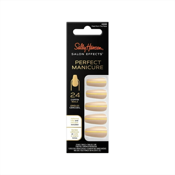Sally Hansen - Salon Effects® Perfect Manicure™ coffin-shaped press-on nails