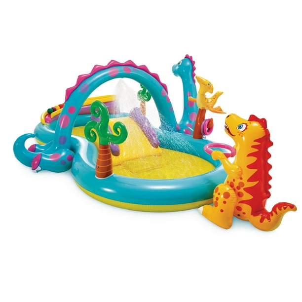 Dinoland Inflatable Play Center -Kids Mini Water Park!