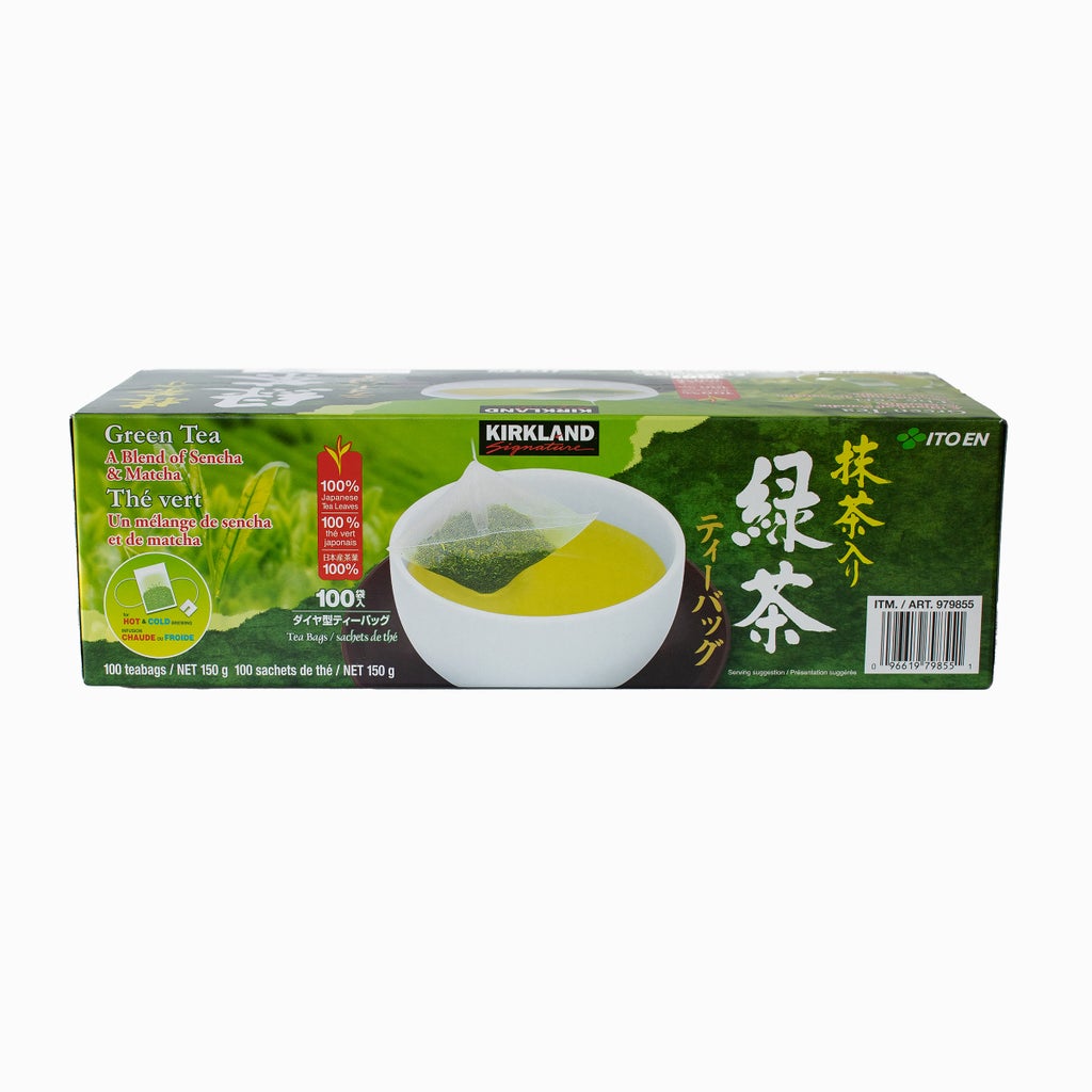 KIRKLAND SIGNATURE JAPANESE GREEN TEA 100 COUNT