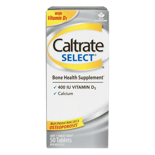 Caltrate Select (50 Count) Bone Health Supplement