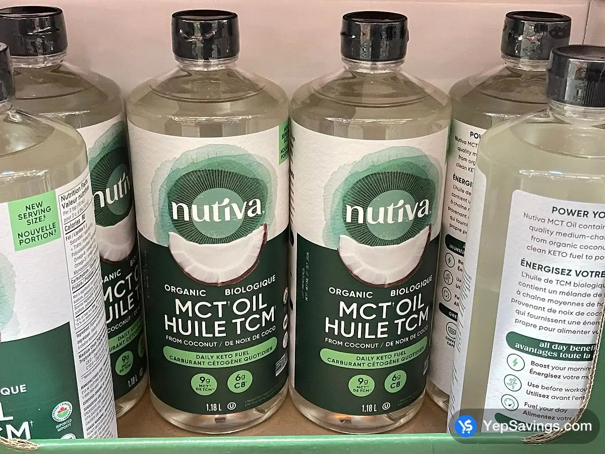 COSTCO NUTIVA ORGANIC MCT OIL 1.18L