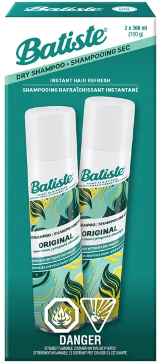 Batiste dry shampoo 2 x 300 ml