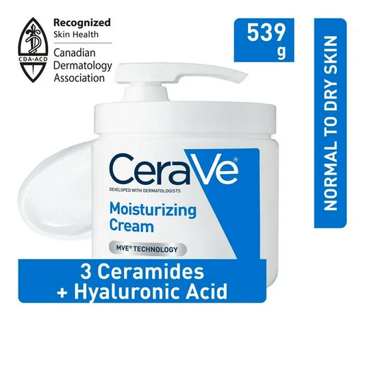 CeraVe Moisturizing Cream with 3 Ceramides and Hyaluronic Acid