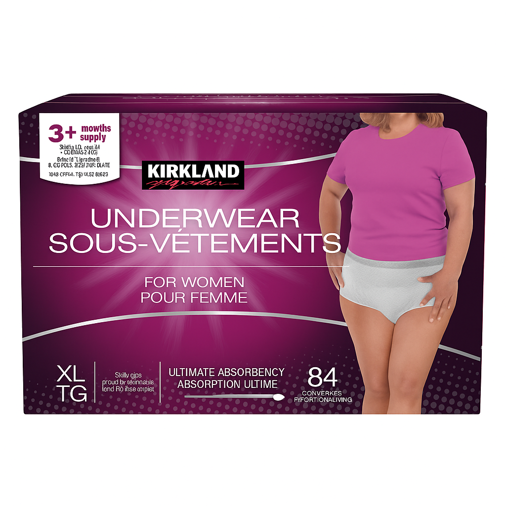 Kirkland signature women's protective underwear