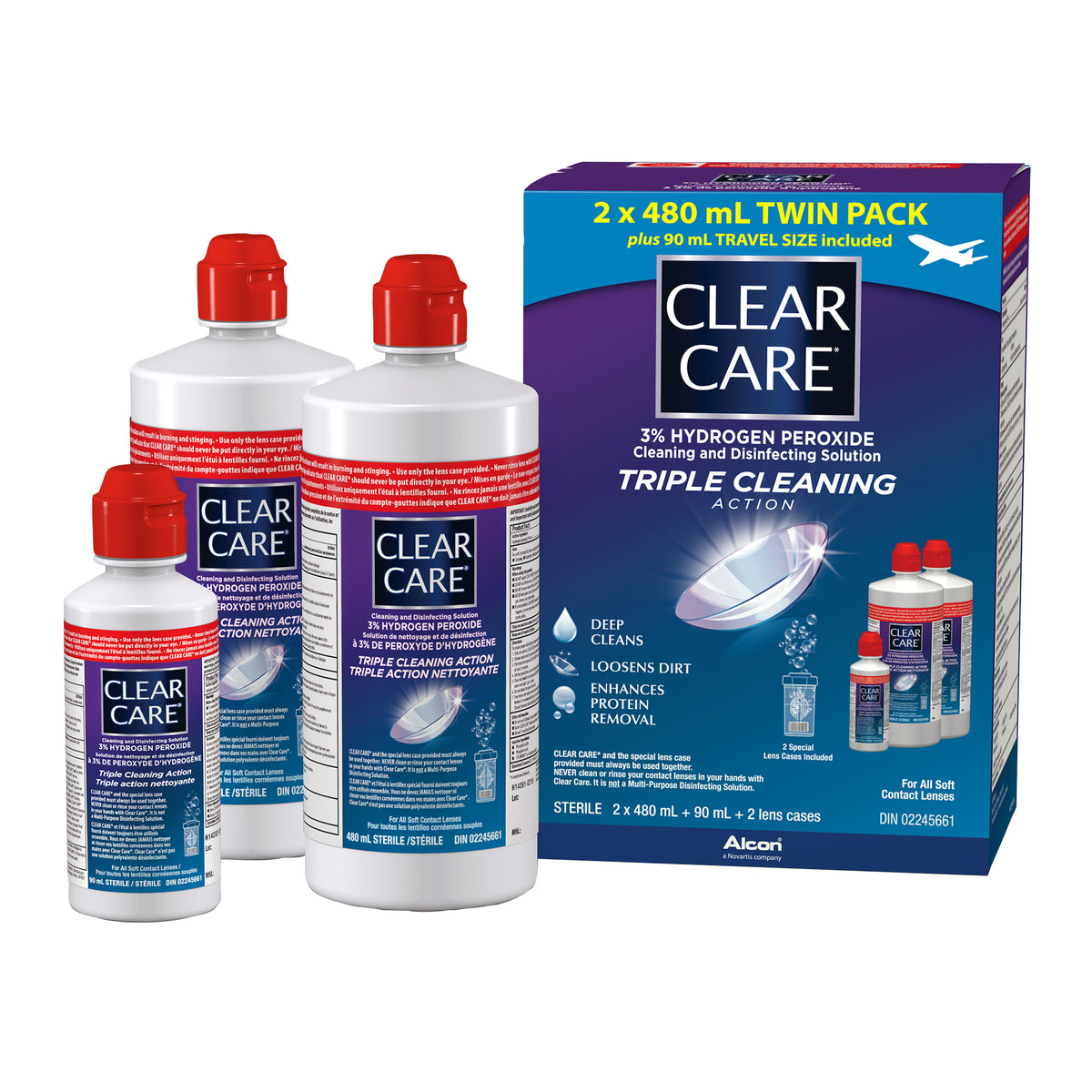 Clear Care cleaning and disinfecting solution 3% HP – Rumi Rose ...
